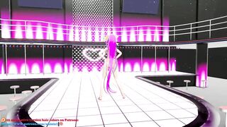 HENTAI KIYOHIME FATE SERIES BERSERKER NUDE DANCE MMD 3D PONYTAIL LONG GREEN HAIR COLOR EDIT SMIXIX