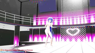 HENTAI KIYOHIME FATE SERIES BERSERKER NUDE DANCE MMD 3D PONYTAIL LONG GREEN HAIR COLOR EDIT SMIXIX