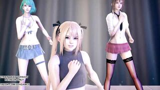 [MMD] Conqueror Sexy Hot Dance DOA Marie Rose Tamaki Misaki 4K 60FPS