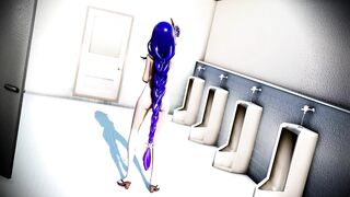Shogun Raiden who lost his ability 3d hentai mmd r18