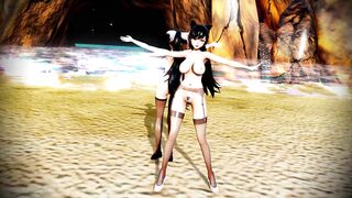 Kaohsiung and Atago Dive mmd r18 3d hentai animation