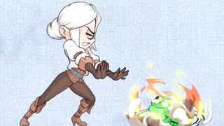 The Witcher Parody Game: Ciri Trainer