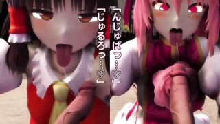 【MMD R-18 SEX DANCE】sex tasty intense hot intense blowjob sweet pleasure [CREDIT BY] Taka84_mmd