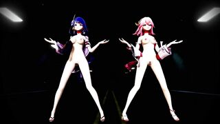 Raiden and Yaemiko mmd r18 3d hentai fuck scene