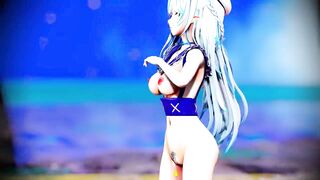Lamy Dance at the beach 3d hentai mmd r18 animation