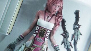 Serah Farron face blowjob 3d