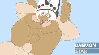 they fuck Ramlethal Valentine from Guilty Gear
