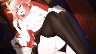 Yae Miko Hentai Genshin Impact