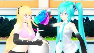 Imbapovi - Miku, Lindsey, Balloons and Blow Kisses Inflation