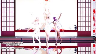 [MMD] GARNiDELiA - Avra K'Davarah Hot Erotic Dance Ahri Akali Kaisa Seraphine KDA League of L
