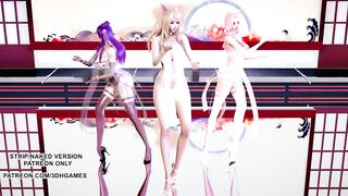 [MMD] GARNiDELiA - Avra K'Davarah Hot Erotic Dance Ahri Akali Kaisa Seraphine KDA League of L