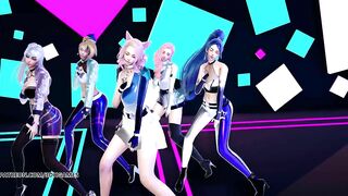 [MMD] EXID - DDD Hot Kpop Dance Ahri Akali Evelynn Kaisa Seraphine League of Legends KDA