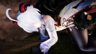 Ganyu Chan genshin impact fuck alien vs predator 3d hentai animation nsfw ntr skyrim parody cosplay