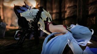 Ganyu Chan genshin impact fuck alien vs predator 3d hentai animation nsfw ntr skyrim parody cosplay