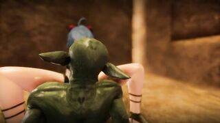 Ganyu Chan get preg by ugly Goblin with town hall level 7 clash of clan vs genshin impact 3d hentai