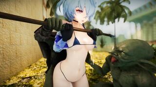 Ganyu Chan fuck hard with no mercy Goblin 3d hentai genshin impact clash of clan parody cosplay