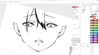 Tomboy Girl 1 - Drawing timelapse