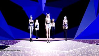 [MMD] STAYC - SO BAD Hot Striptease Ahri Akali Evelynn Kaisa Seraphine League of Legends KDA