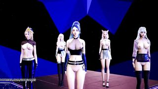 [MMD] STAYC - SO BAD Hot Striptease Ahri Akali Evelynn Kaisa Seraphine League of Legends KDA