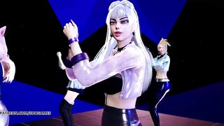 [MMD] STAYC - SO BAD Hot Striptease Ahri Akali Evelynn Kaisa Seraphine League of Legends KDA
