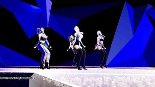 [MMD] STAYC - SO BAD Hot Striptease Ahri Akali Evelynn Kaisa Seraphine League of Legends KDA