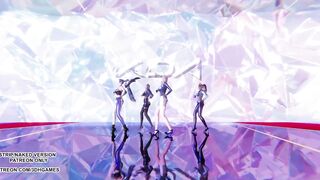 [MMD] K/DA - More Hot Kpop Dance Ahri Akali Kaisa Evelynn Seraphine League of Legends 4K 60FPS