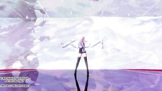 [MMD] K/DA - More Hot Kpop Dance Ahri Akali Kaisa Evelynn Seraphine League of Legends 4K 60FPS