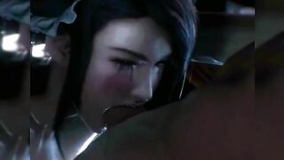 Blowjob hot cum inside mouth