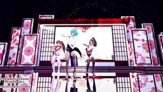 [MMD] GigaReol×EVO - Addiction Hot Erotic Dance Mai Shiranui Katsumi Tamaki