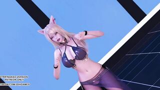 [MMD] Kara - Step Sexy Kpop Hot Dance Ahri Kaisa Seraphine KDA League of Legends