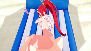 (POV) Naughty Yoko Littner BEGS to be FUCKED ROUGH Hentai Gurren Lagann