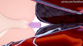 iCO has to drink Player's cum (Megaman X DiVE 3D Hentai)