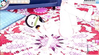 Nezuko Kamado Gameplay Hentai POV / Missionary / Koikatsu Party / Kimetsu no Yaiba