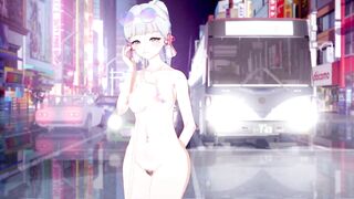 0477 - 【R-18 MMD】Genshin Impact Ayaka 神里绫华 AOA-excuse me
