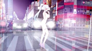 0477 - 【R-18 MMD】Genshin Impact Ayaka 神里绫华 AOA-excuse me