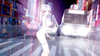 0477 - 【R-18 MMD】Genshin Impact Ayaka 神里绫华 AOA-excuse me