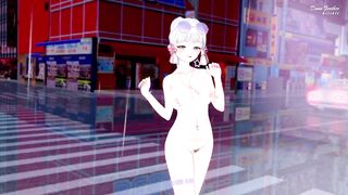 0477 - 【R-18 MMD】Genshin Impact Ayaka 神里绫华 AOA-excuse me