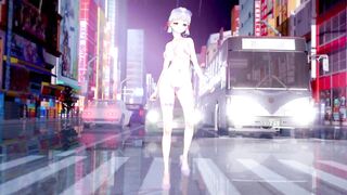 0477 - 【R-18 MMD】Genshin Impact Ayaka 神里绫华 AOA-excuse me