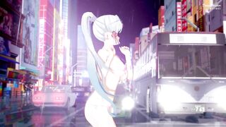 0477 - 【R-18 MMD】Genshin Impact Ayaka 神里绫华 AOA-excuse me