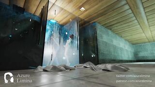 Overwatch Futa Shower Threesome Scene