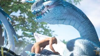 Guy dicked down a Huge Dragon