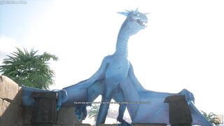 Guy dicked down a Huge Dragon