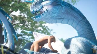 Guy dicked down a Huge Dragon