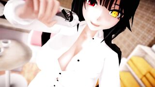 kurumi tokisaki sloppy titty fuck POV - 3D