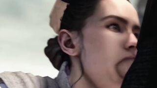 Rey Sucking and Fucking - Star Wars