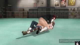 doa5 mila vs hitomi fight ryona