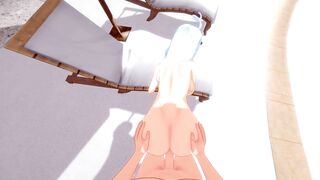 GOING DEEP INSIDE ANGEL SORANO ASS, SHE LOVES IT HENTAI FAIRY TAIL