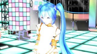 【SEX-MMD】KissKiss Miku x Futanari Luka sexdance【R-18】