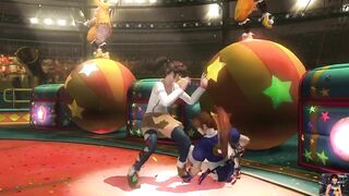 doa5 kasumi vs hitomi fight ryona
