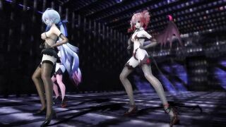 【MMD】Haku & Luka & Teto - Follow the leader【R-18】